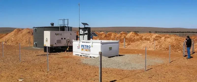 Bore-water-extraction mining exploration camp - Global Water