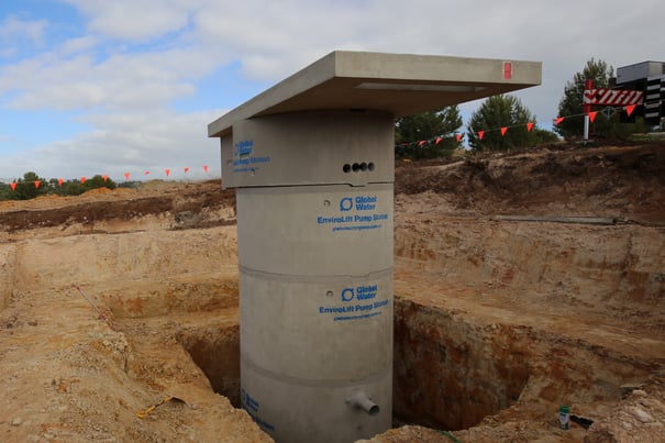 GW concrete pump station install crop