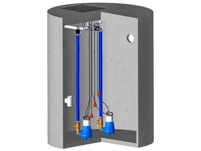 DrainAce Concrete pump station