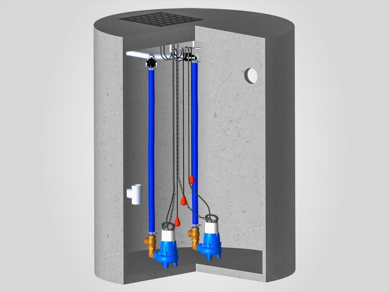 DrainAce Comncrete Pump Station