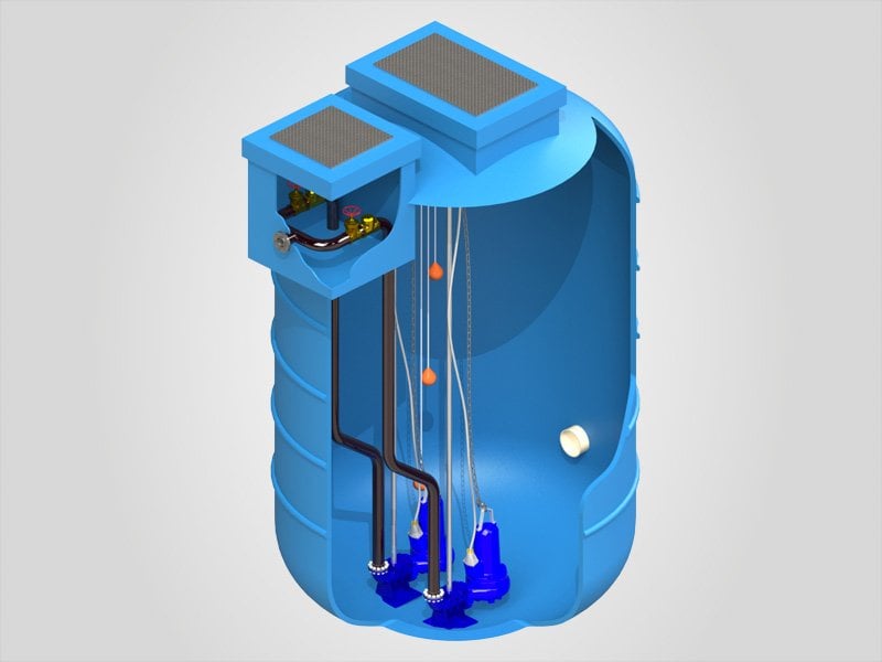 EnviroLift® Fibreglass Pump Station